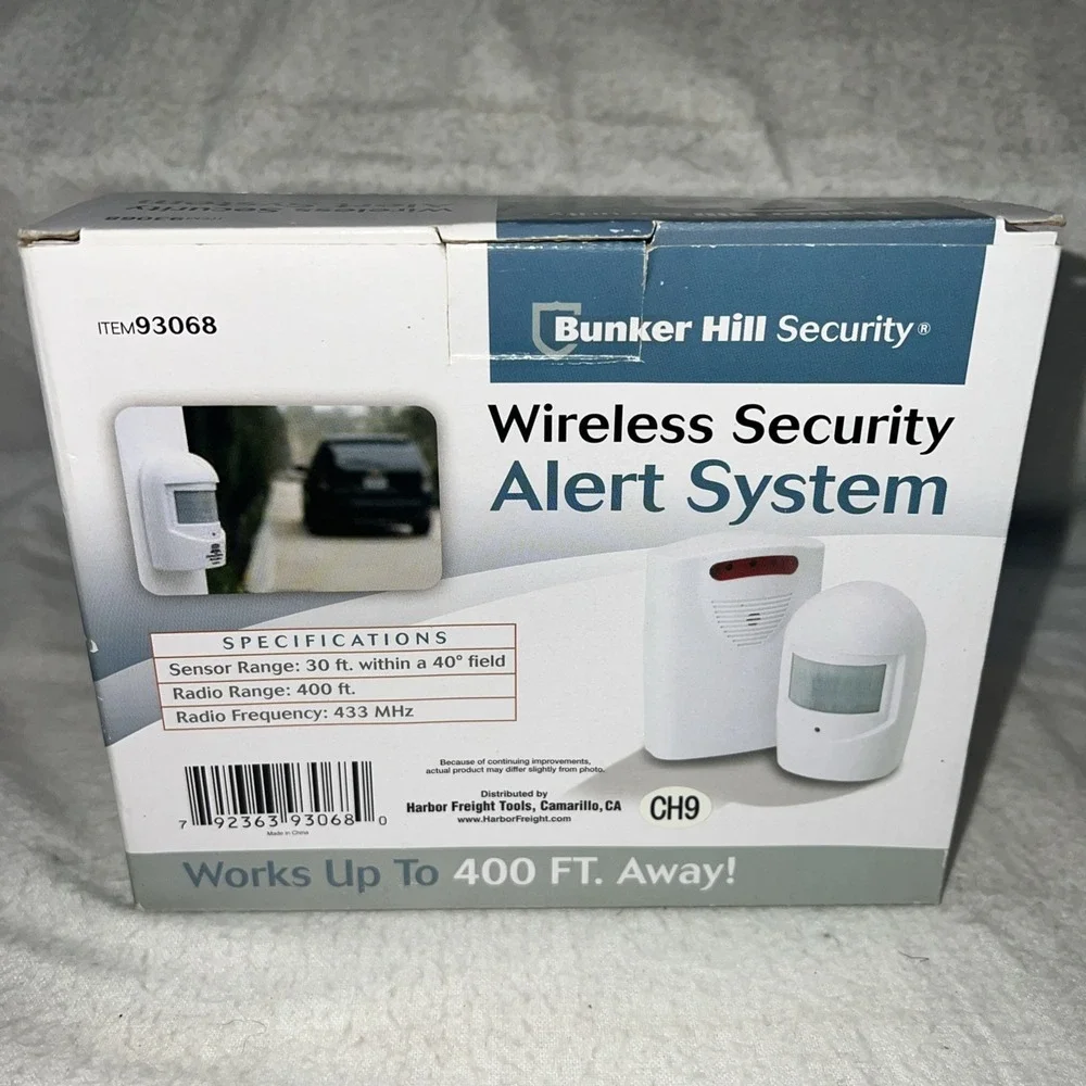 Bunker Hill Security Driveway Alert System 400‎ Feet #93068